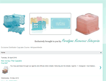 Tablet Screenshot of bekascupcake.blogspot.com