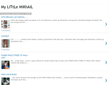 Tablet Screenshot of mylittlemikhail.blogspot.com