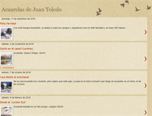 Tablet Screenshot of acuarelasdejuantoledo.blogspot.com