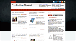 Desktop Screenshot of free-dotcom.blogspot.com