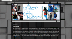 Desktop Screenshot of coryhodges.blogspot.com