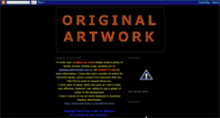 Desktop Screenshot of originalartwork-sophie.blogspot.com