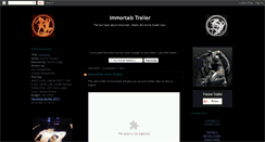 Desktop Screenshot of immortals-movie-trailer.blogspot.com