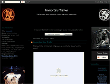 Tablet Screenshot of immortals-movie-trailer.blogspot.com