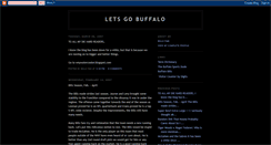 Desktop Screenshot of letsgobuffalo.blogspot.com