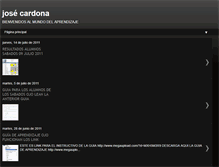Tablet Screenshot of ingjosecardona.blogspot.com