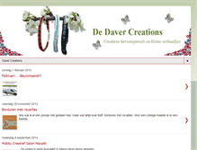 Tablet Screenshot of dedavercreations.blogspot.com