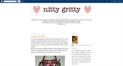 Desktop Screenshot of ilovenittygritty.blogspot.com