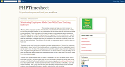 Desktop Screenshot of phptimesheet.blogspot.com