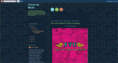 Desktop Screenshot of forumdemoda.blogspot.com