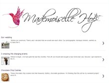 Tablet Screenshot of mademoisellehope.blogspot.com