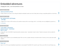 Tablet Screenshot of embeddedadventures.blogspot.com