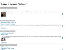 Tablet Screenshot of blogagainsttorture.blogspot.com