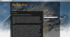 Desktop Screenshot of mydesiblog.blogspot.com