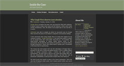 Desktop Screenshot of inside-the-case.blogspot.com