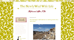 Desktop Screenshot of newlywedwifelife.blogspot.com