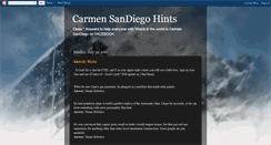 Desktop Screenshot of carmensandiegohints.blogspot.com