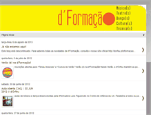 Tablet Screenshot of dformacao.blogspot.com