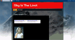 Desktop Screenshot of 2010skyisthelimit.blogspot.com