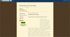 Desktop Screenshot of naturaleza-de-costarica.blogspot.com