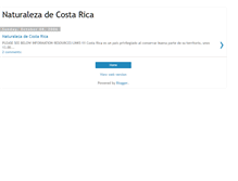 Tablet Screenshot of naturaleza-de-costarica.blogspot.com