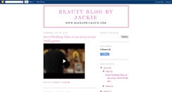 Desktop Screenshot of beautyblogbyjackie.blogspot.com