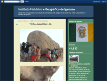 Tablet Screenshot of instituto-historico-igarassu.blogspot.com