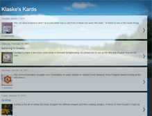 Tablet Screenshot of klaskeskards.blogspot.com