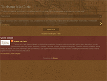 Tablet Screenshot of alacarteturismo.blogspot.com
