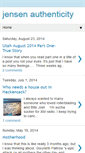 Mobile Screenshot of jensenauthenticity.blogspot.com