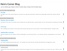 Tablet Screenshot of heinscornerblog.blogspot.com