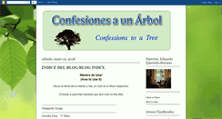 Desktop Screenshot of confesionesaunarbol.blogspot.com