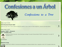 Tablet Screenshot of confesionesaunarbol.blogspot.com