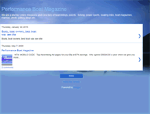 Tablet Screenshot of performanceboat.blogspot.com
