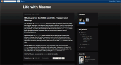 Desktop Screenshot of lifewithmaemo.blogspot.com