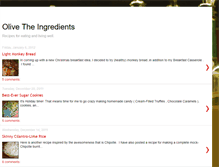 Tablet Screenshot of olivetheingredients.blogspot.com