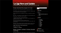 Desktop Screenshot of la-liga-update.blogspot.com