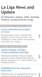 Mobile Screenshot of la-liga-update.blogspot.com