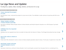 Tablet Screenshot of la-liga-update.blogspot.com