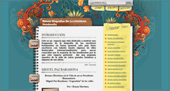 Desktop Screenshot of brevesbiografiasliteraturahn.blogspot.com