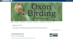 Desktop Screenshot of oxonbirding.blogspot.com