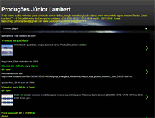 Tablet Screenshot of producoesjuniorlambert.blogspot.com