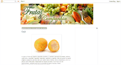 Desktop Screenshot of frutasecompanhia.blogspot.com