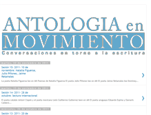 Tablet Screenshot of antologiaenmovimiento.blogspot.com