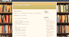Desktop Screenshot of linds-apoemaday.blogspot.com