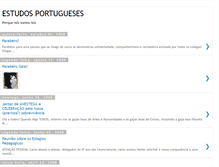 Tablet Screenshot of estudosportugueses-um.blogspot.com