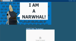 Desktop Screenshot of iamanarwhal.blogspot.com