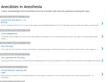 Tablet Screenshot of anecdotesinanesthesia.blogspot.com