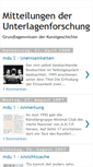 Mobile Screenshot of mitteilungenderunterlagenforschung.blogspot.com