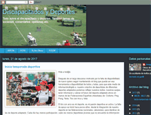 Tablet Screenshot of jlamador-discapacitadosyeldeporte.blogspot.com